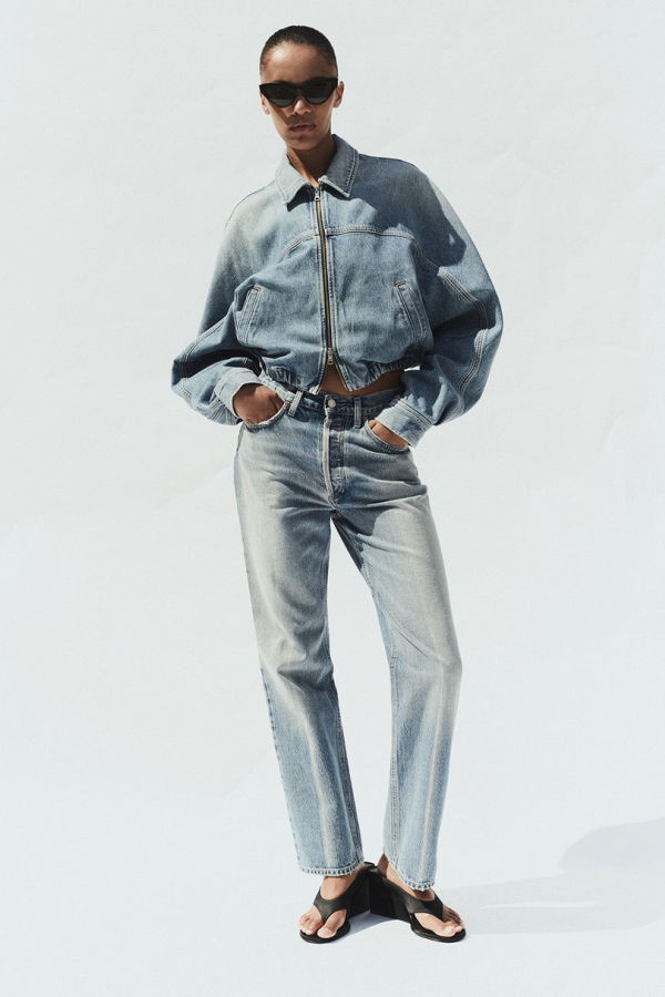 AGOLDE Lana High Rise Vintage Straight Jeans