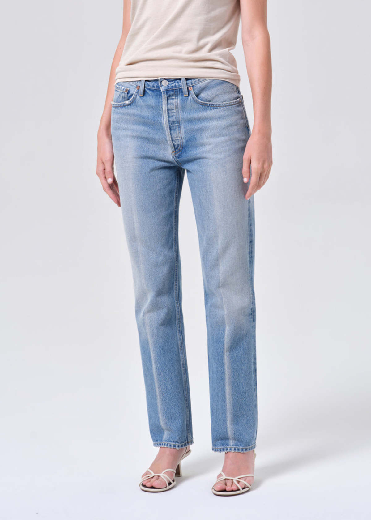 AGOLDE Lana High Rise Vintage Straight Jeans - Image 4 of 8