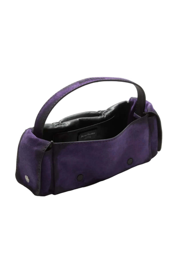 Acne Studios Multipocket Suede Shoulder Bag - Violet Purple