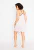 Loup Charmant Mini Slip with Contrast Straps Slip - White / Black - Thumbnail 1
