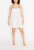 Loup Charmant Mini Slip with Contrast Straps Slip - White / Black - Thumbnail 2