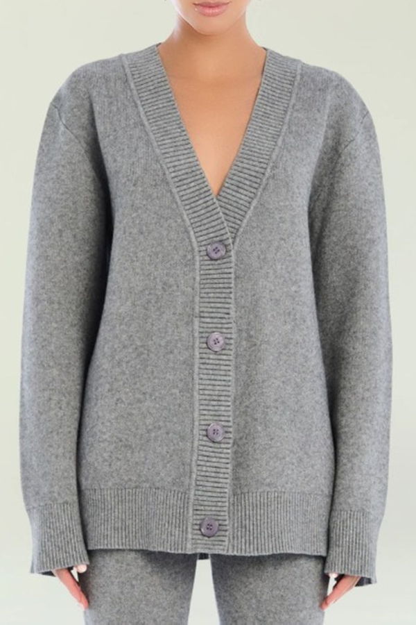 Ser.o.ya Denise Cardigan - Medium Grey