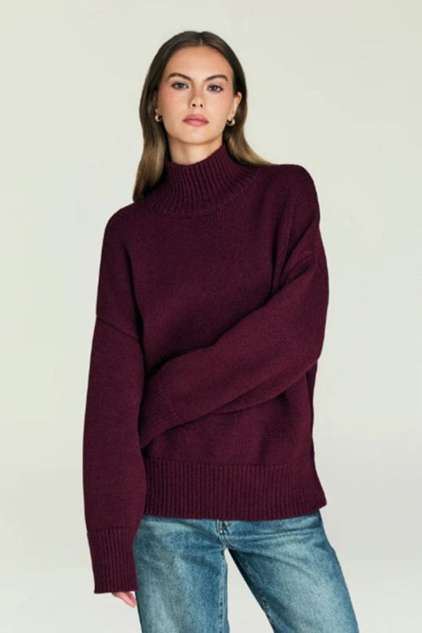 Ser.o.ya Elsa Turtleneck Sweater - Pinot