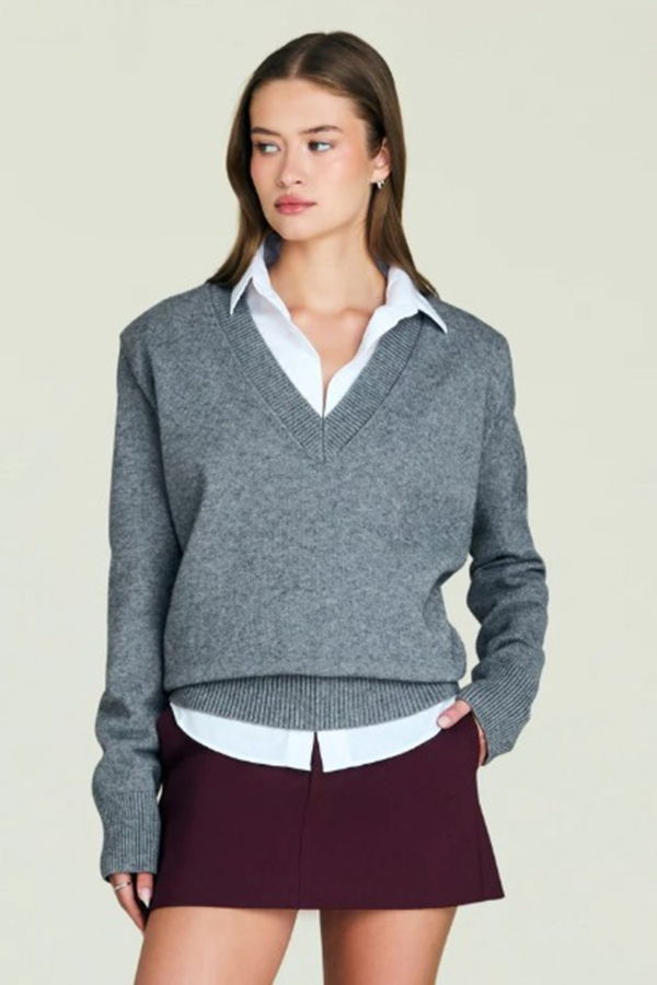 Ser.o.ya Sylvie Sweater - Medium Grey