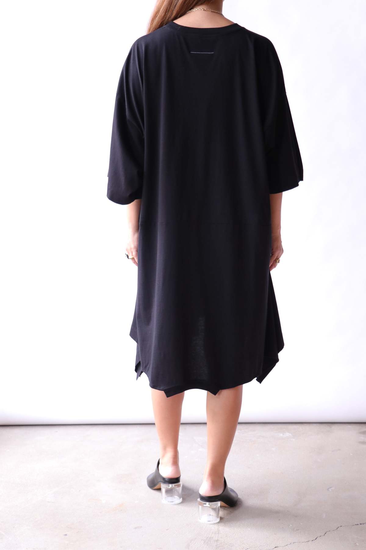 MM6 Maison Margiela Oversized Cotton Jersey Dress - Image 4 of 4