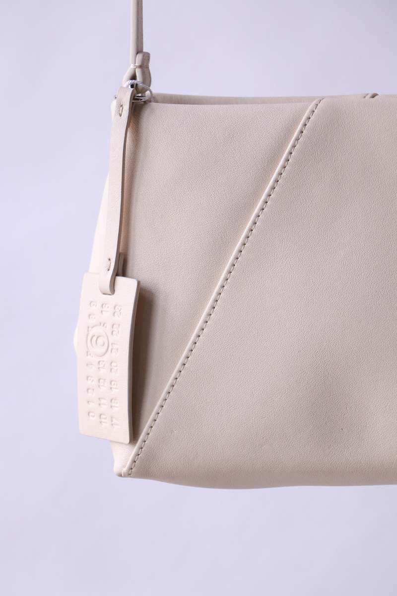 MM6 Maison Margiela Folded J Shoulder Bag - Tapioca