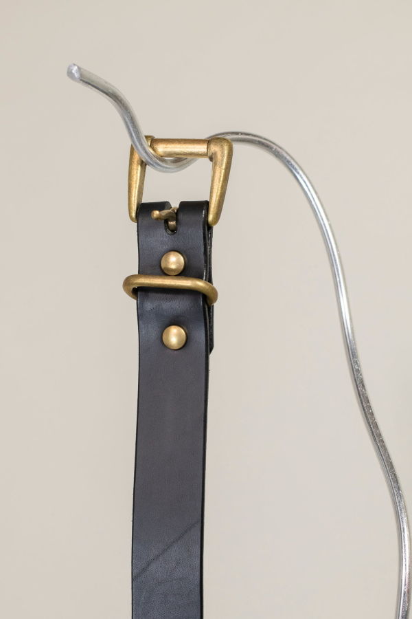 Yoko Sakamoto Standard Belt - Black/Silver