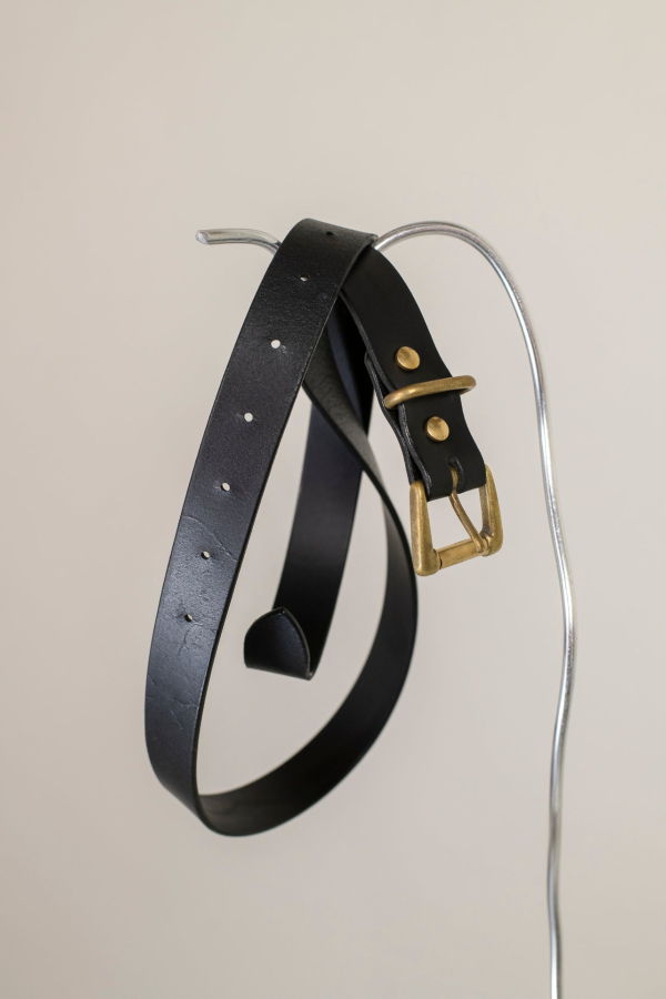 Yoko Sakamoto Standard Belt - Black/Silver
