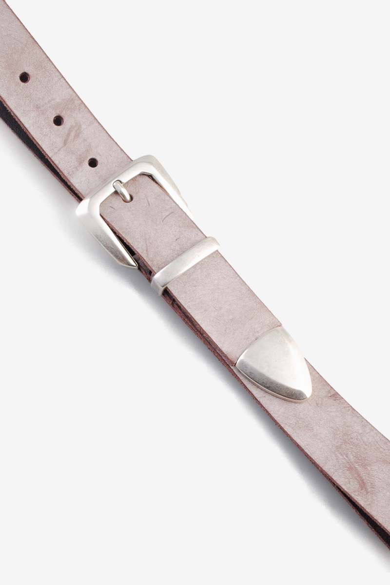 Molebo M2418 3 cm Belt - Waxed Brown