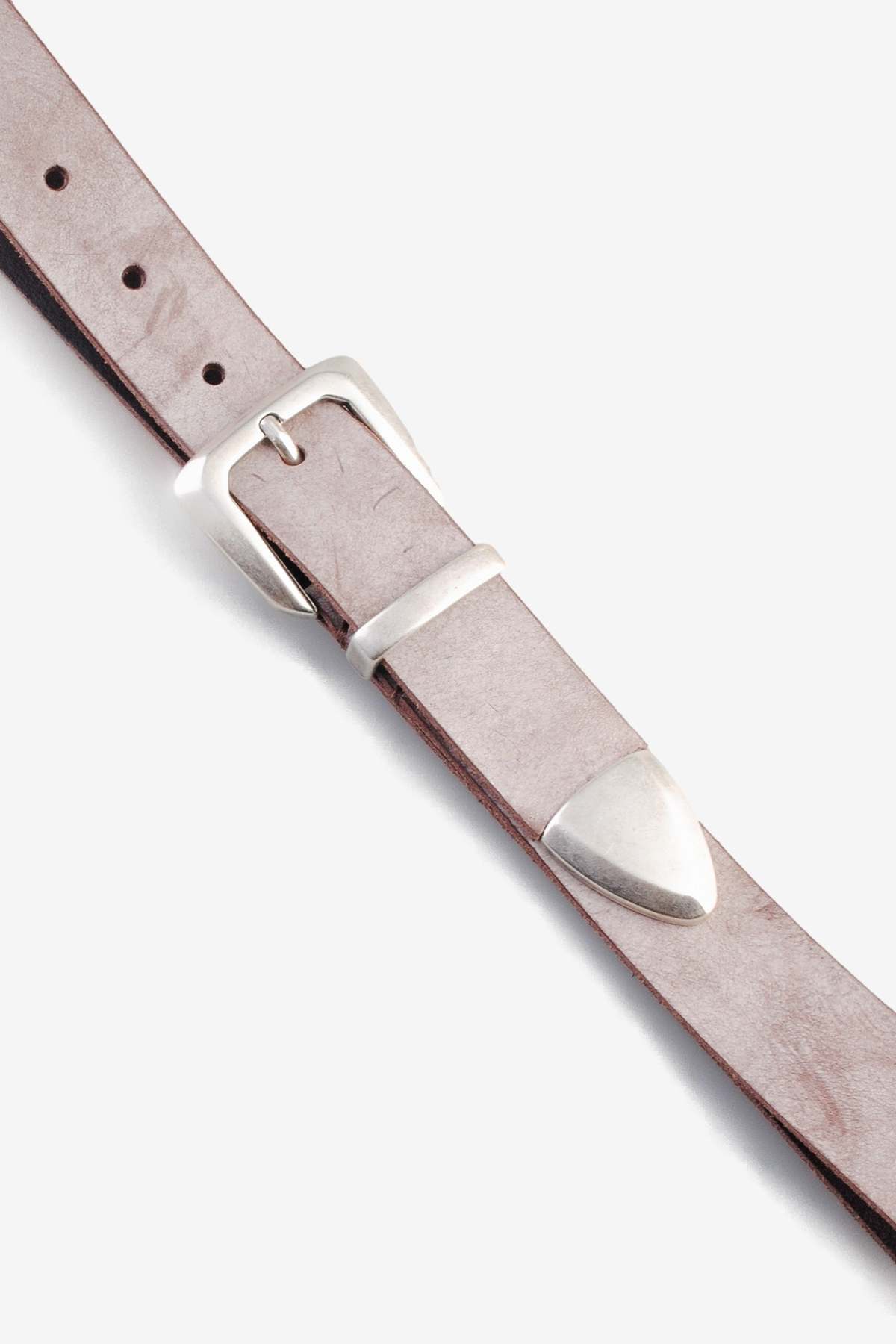 Molebo M2418 3 cm Belt - Waxed Brown - Image 4 of 6