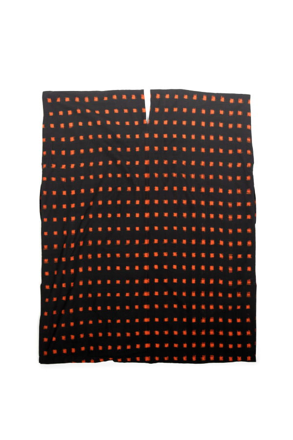 LWN Sello Caftan - Flame Pixel - Handloom Ikat Coverup