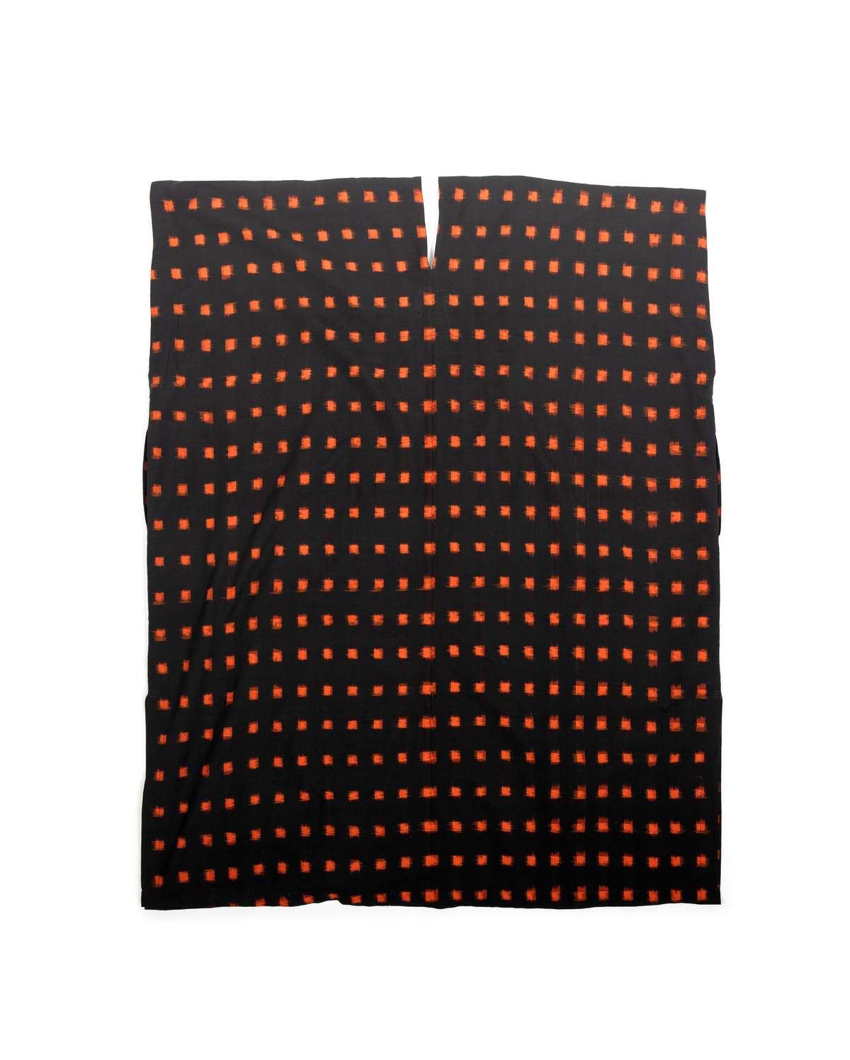 LWN Sello Caftan - Flame Pixel - Handloom Ikat Coverup - Image 1 of 6