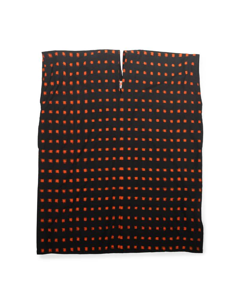 LWN Sello Caftan - Flame Pixel - Handloom Ikat Coverup