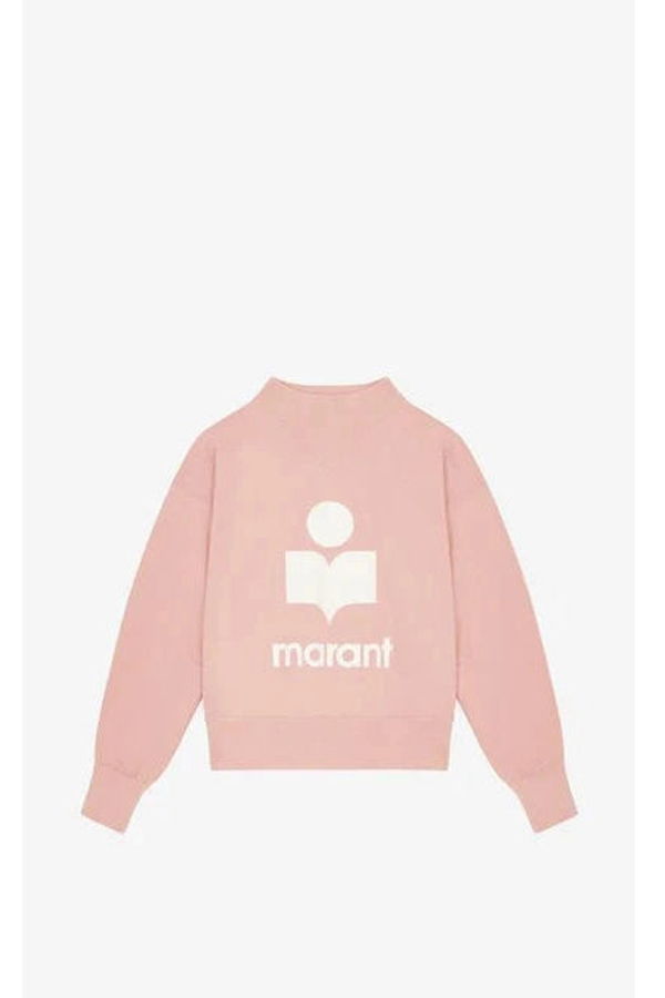 Isabel Marant Moby-GZ Sweatshirt - Ecru/Pink