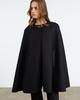 Nili Lotan Arianna Cape - Black - Thumbnail 1