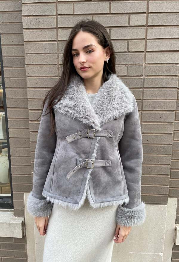 The NKC Store Vanessa Faux Fur Jacket