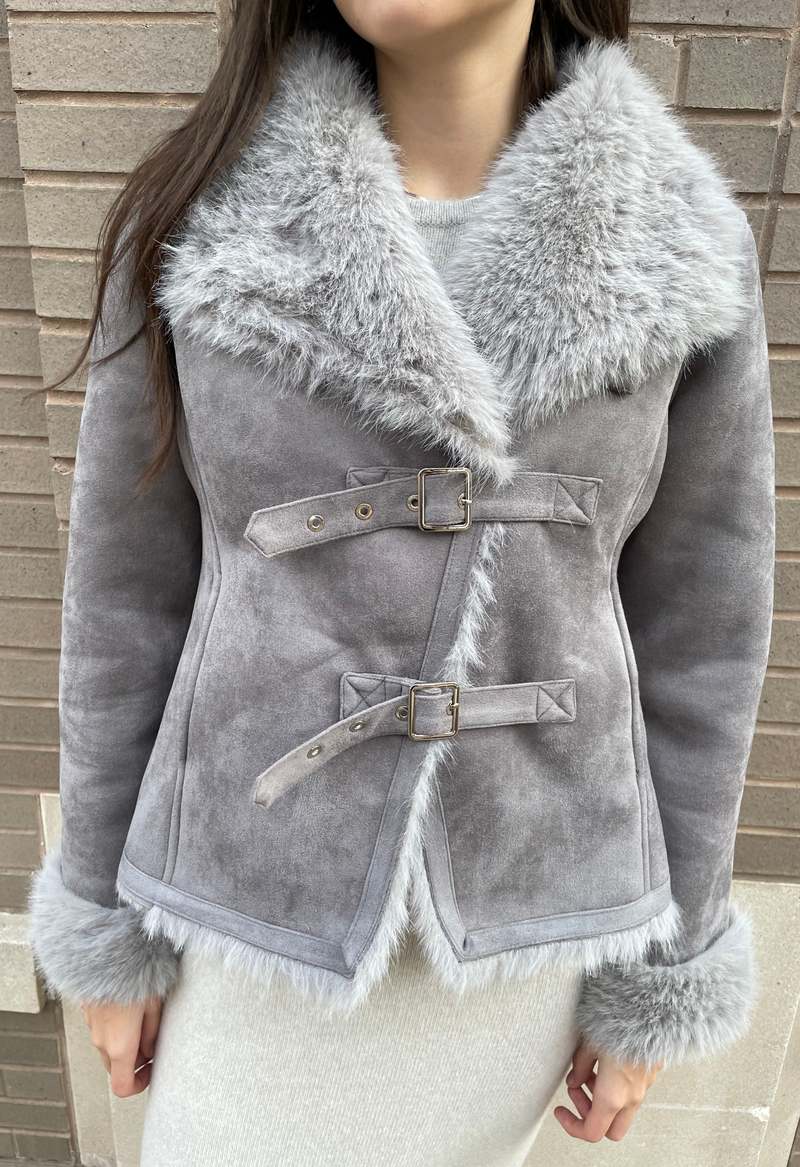 The NKC Store Vanessa Faux Fur Jacket