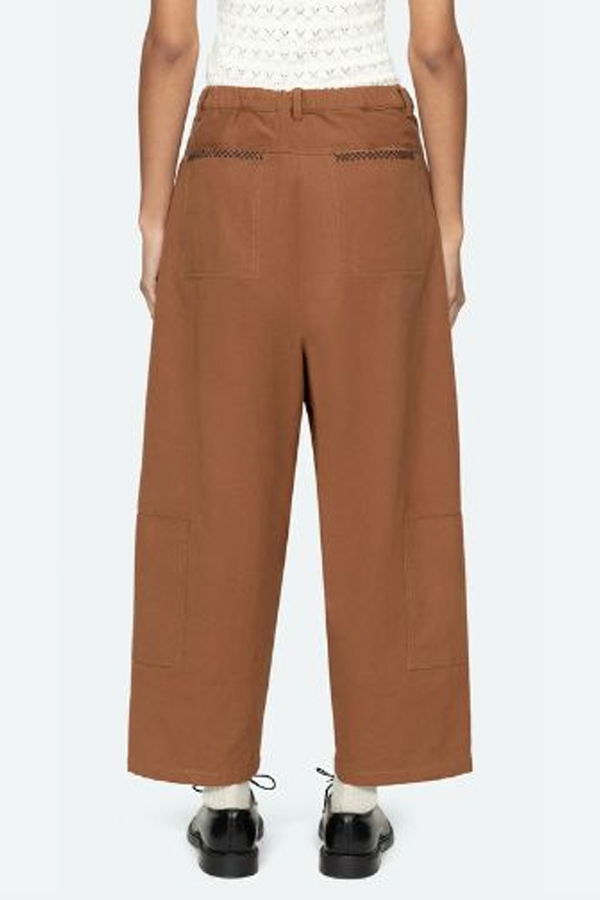 Sea NY Kit Embroidery Pants - Cognac