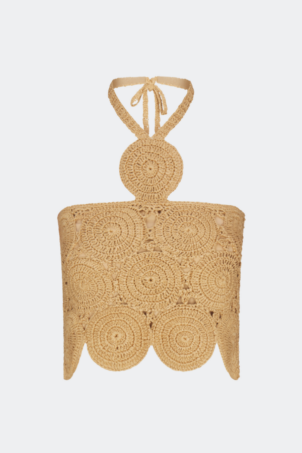 Simon Miller Atlas Crochet Top - Natural