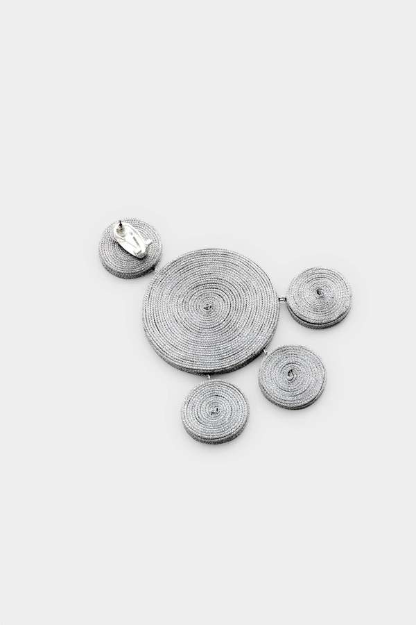 Simon Miller Raffia Deco Earrings - Silver