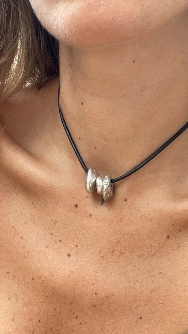 P.NINA Planetary Spiral No.17/7 Necklace