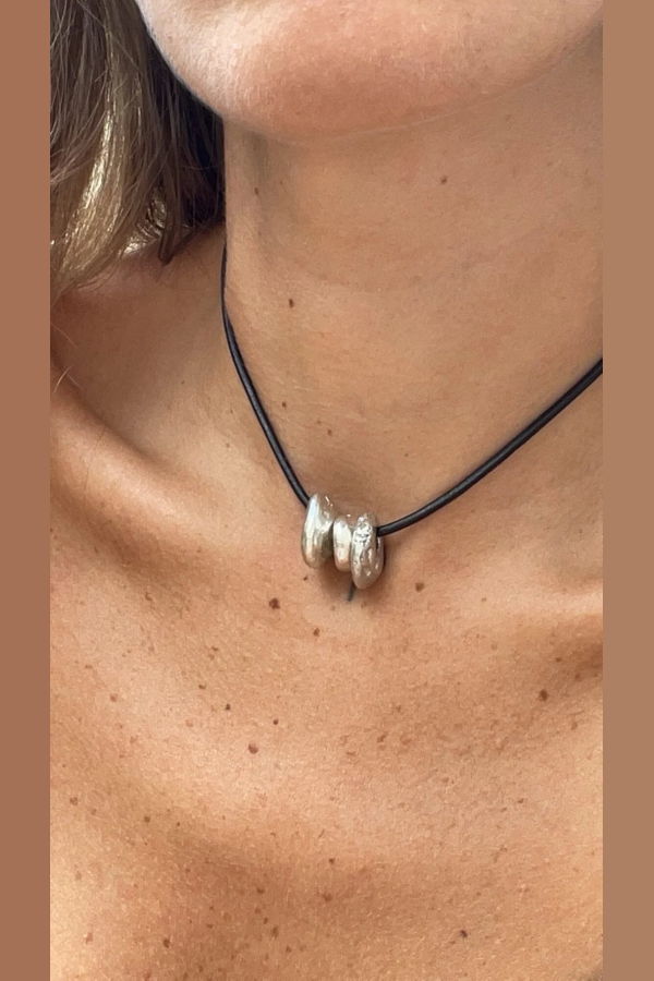 P.NINA Planetary Spiral No.17/7 Necklace