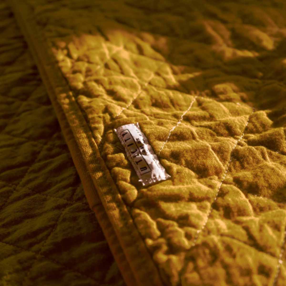 Utility Canvas Quilted Throw Blanket - Image 5 of 5