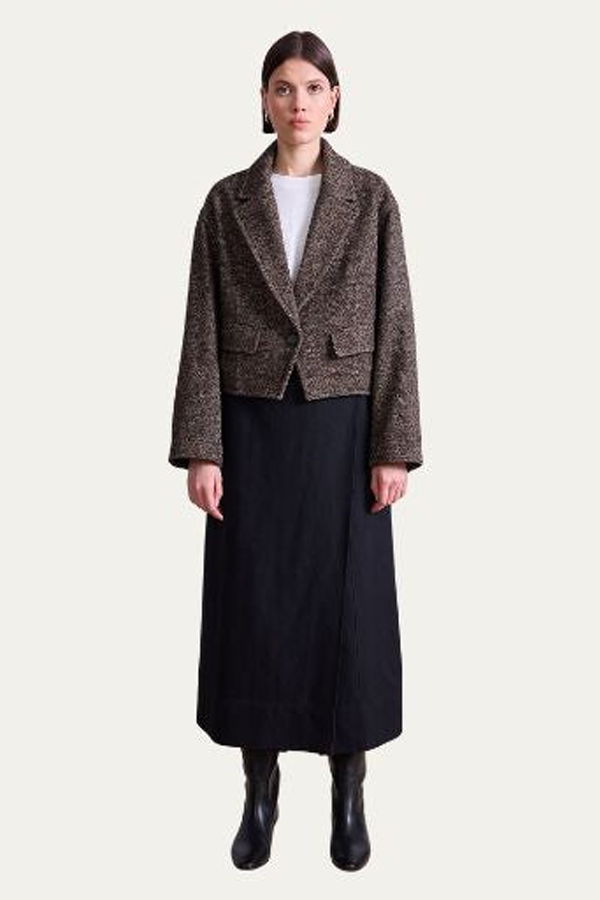 Apiece Apart Ria Cropped Back Jacket