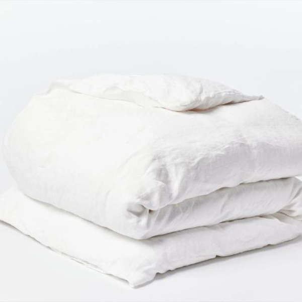 Coyuchi Organic Relaxed Linen Duvet Cover - Alpine White Coyuchi Organic Relaxed Linen Duvet Cover - Alpine White