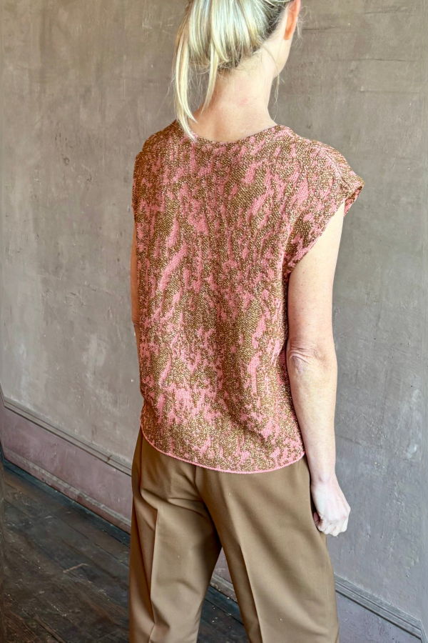 Rachel Comey Brocca Vest - Melon/Bronze