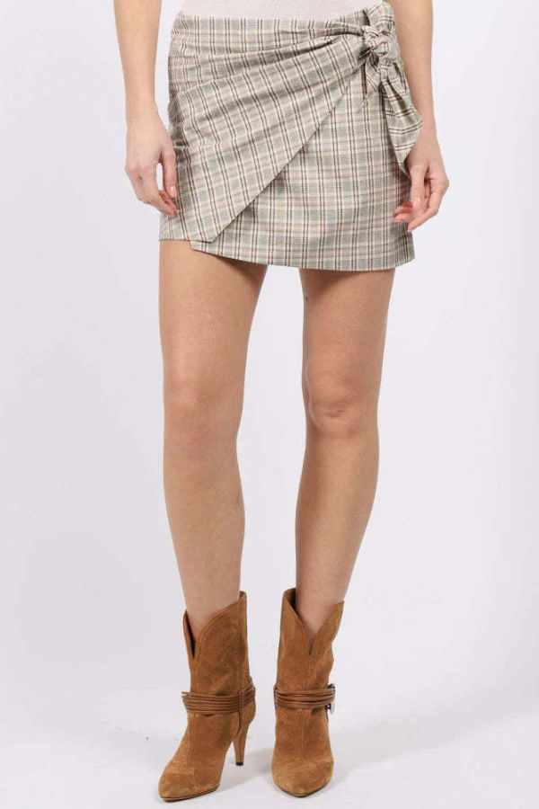 Isabel Marant Saliha Skirt - Ecru/Pink