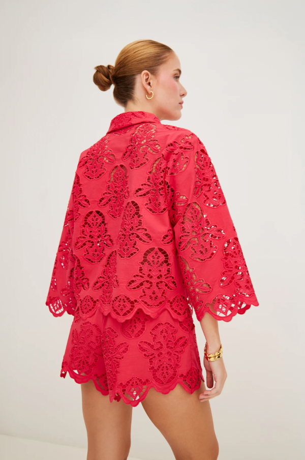 Cara Cara Trish Shorts - Azalea Eyelet