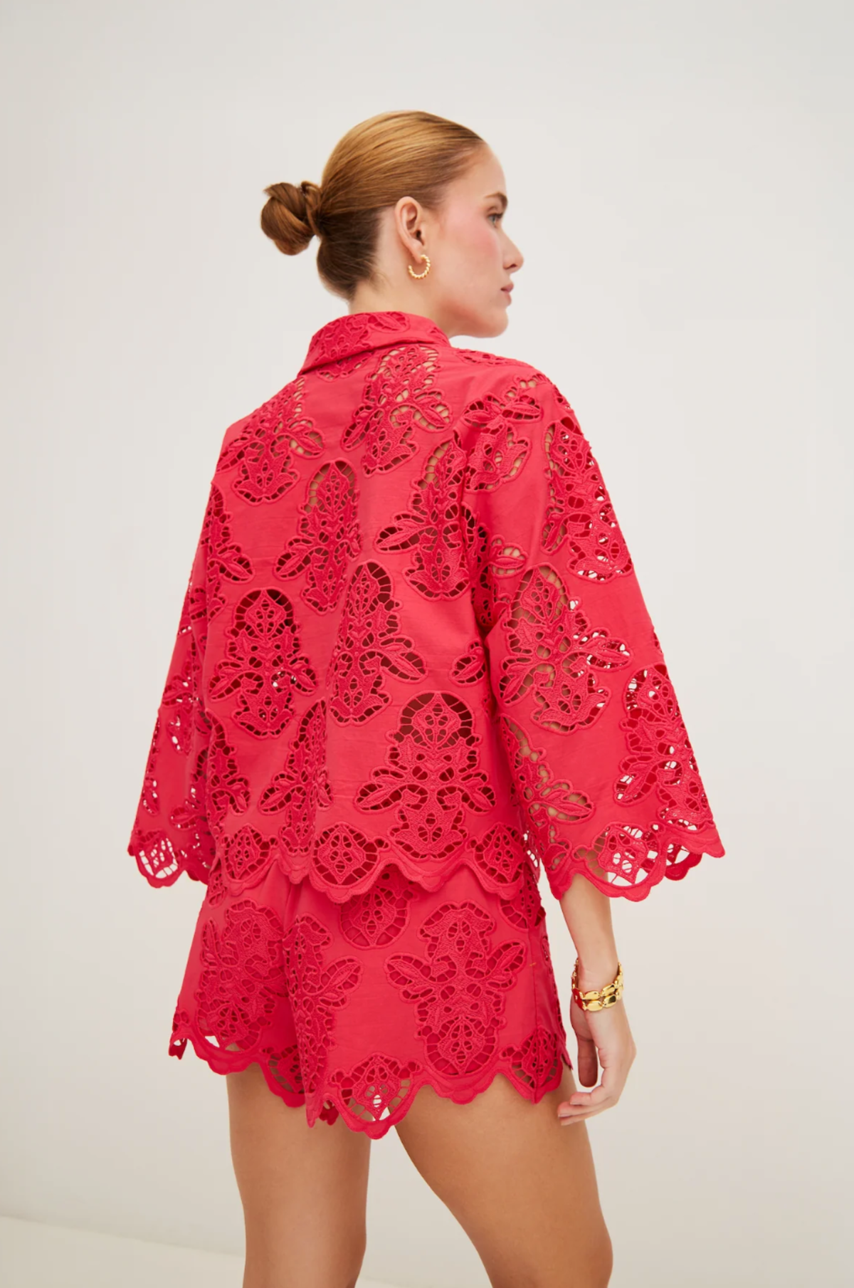 Cara Cara Trish Shorts - Azalea Eyelet - Image 3 of 3