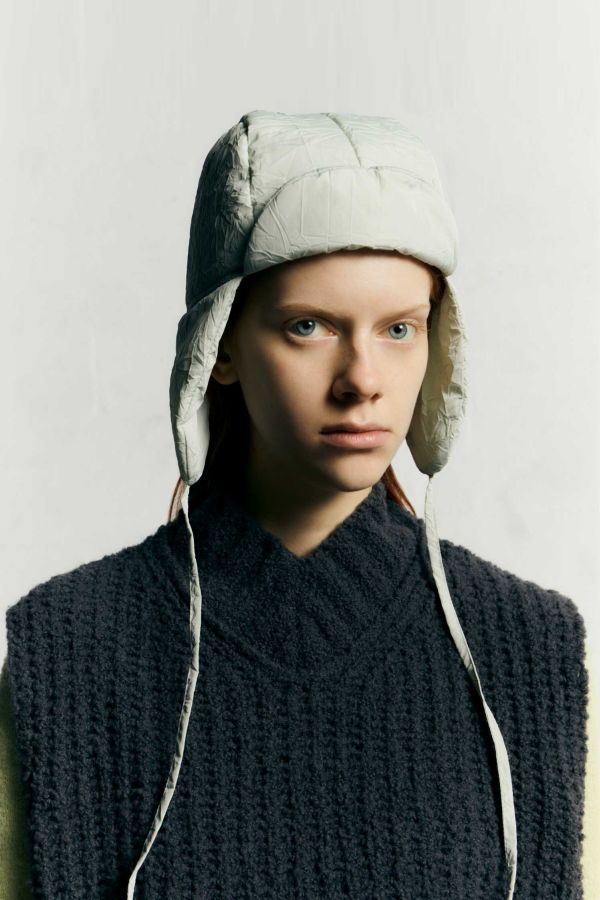 Rus Kuki Padded Rain Hat - Pale Green