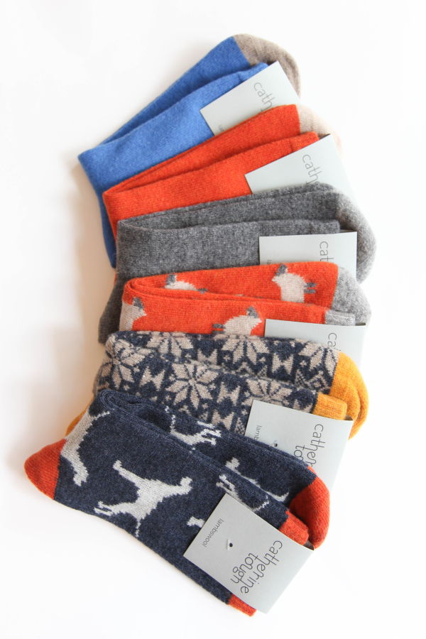Catherine Tough Lambswool Ankle Socks