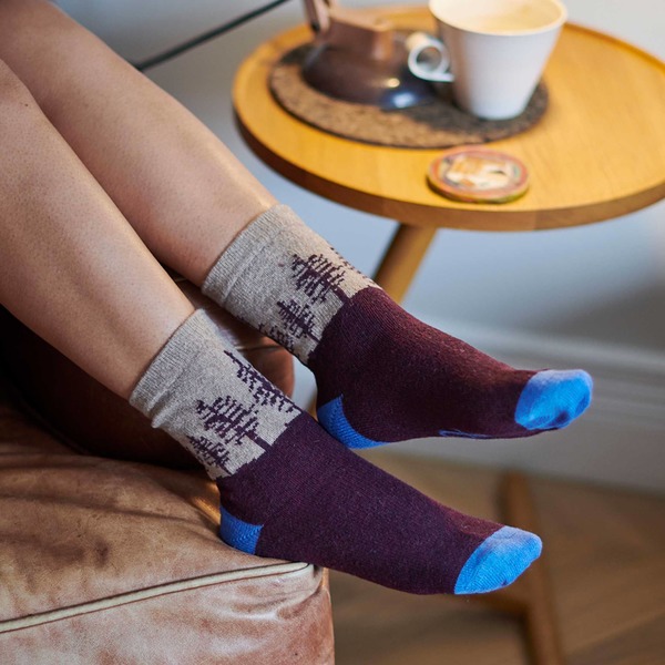 Catherine Tough Lambswool Ankle Socks