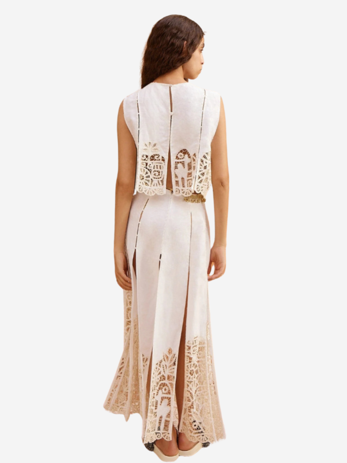 ALEMAIS Rosemary Embroidered Skirt - Image 3 of 4