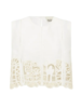 ALEMAIS Rosemary Embroidered Top - Cream - Thumbnail 1