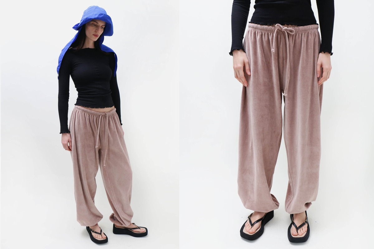 Baserange Tecto Pillow Sweatpants - Beige - Image 1 of 13