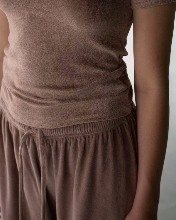 Baserange Tecto Pillow Sweatpants - Beige