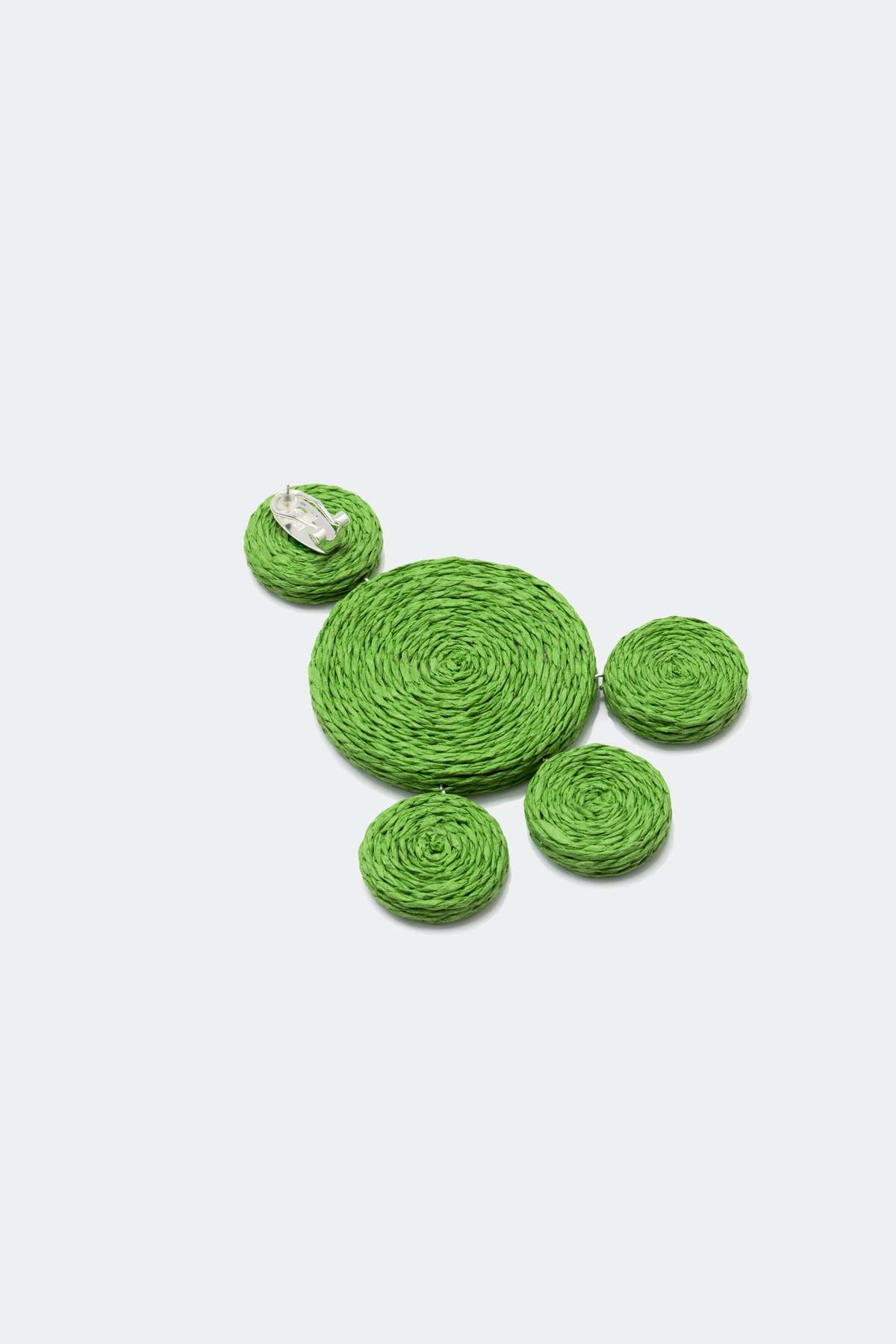 Simon Miller Raffia Deco Earring - Gummy Green - Image 2 of 3