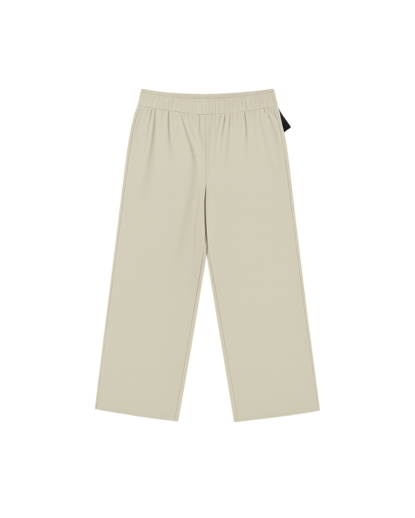 ELLIOTT LAUREN Performance Wide-Leg Pull On Pant - Chalk ELLIOTT LAUREN Performance Wide-Leg Pull On Pant - Chalk