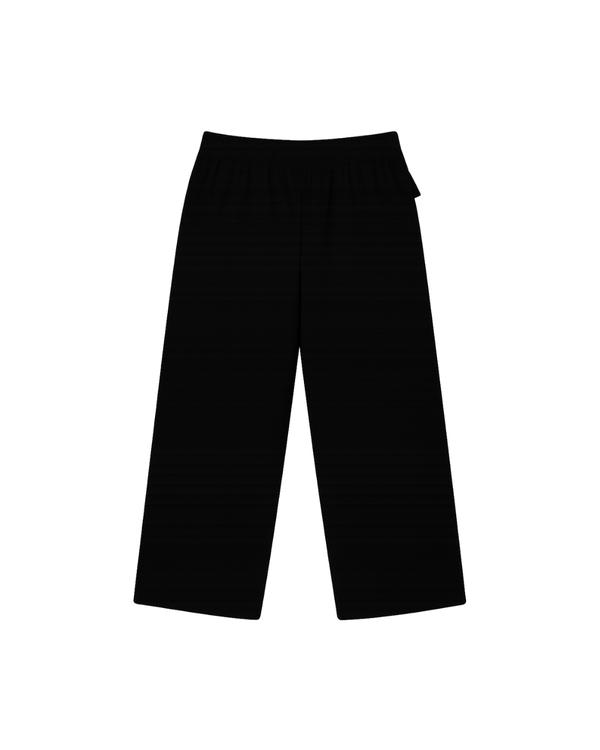 ELLIOTT LAUREN Performance Wide-Leg Pull On Pants - Black