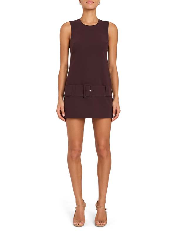 Amanda Uprichard Alistair Romper - Cocoa