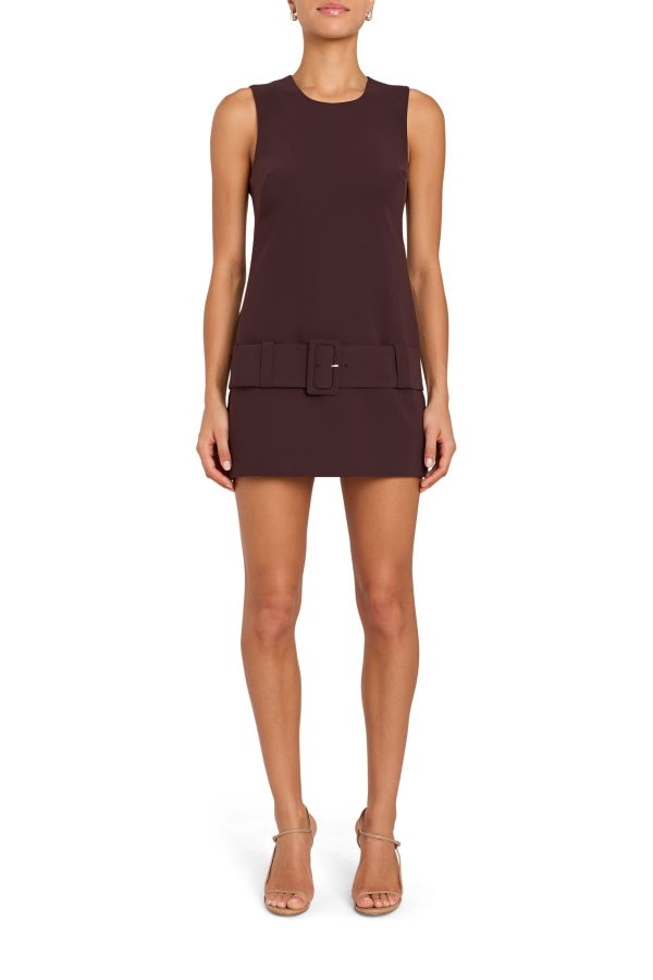Amanda Uprichard Alistair Romper - Cocoa