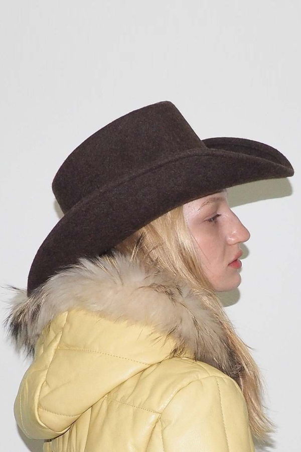 Clyde Cowboy Hat - Brown Melange