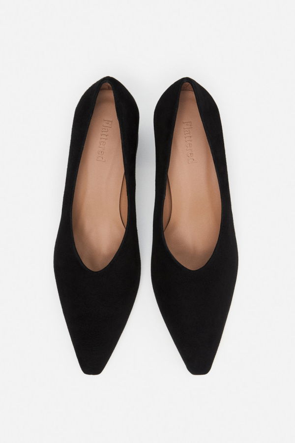 Flattered Angela Pointed Toe Heel - Black