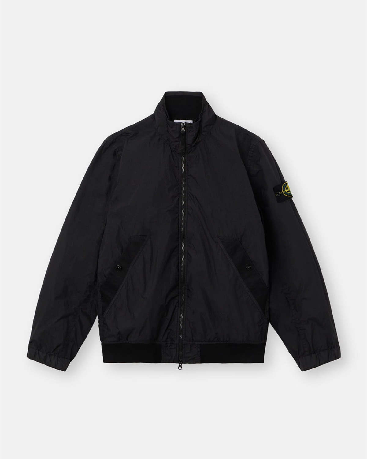 Stone Island Crinkle Reps NY Light Jacket - Black - Image 1 of 6