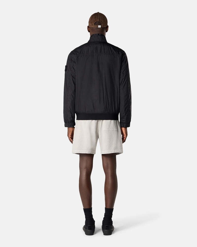 Stone Island Crinkle Reps NY Light Jacket - Black