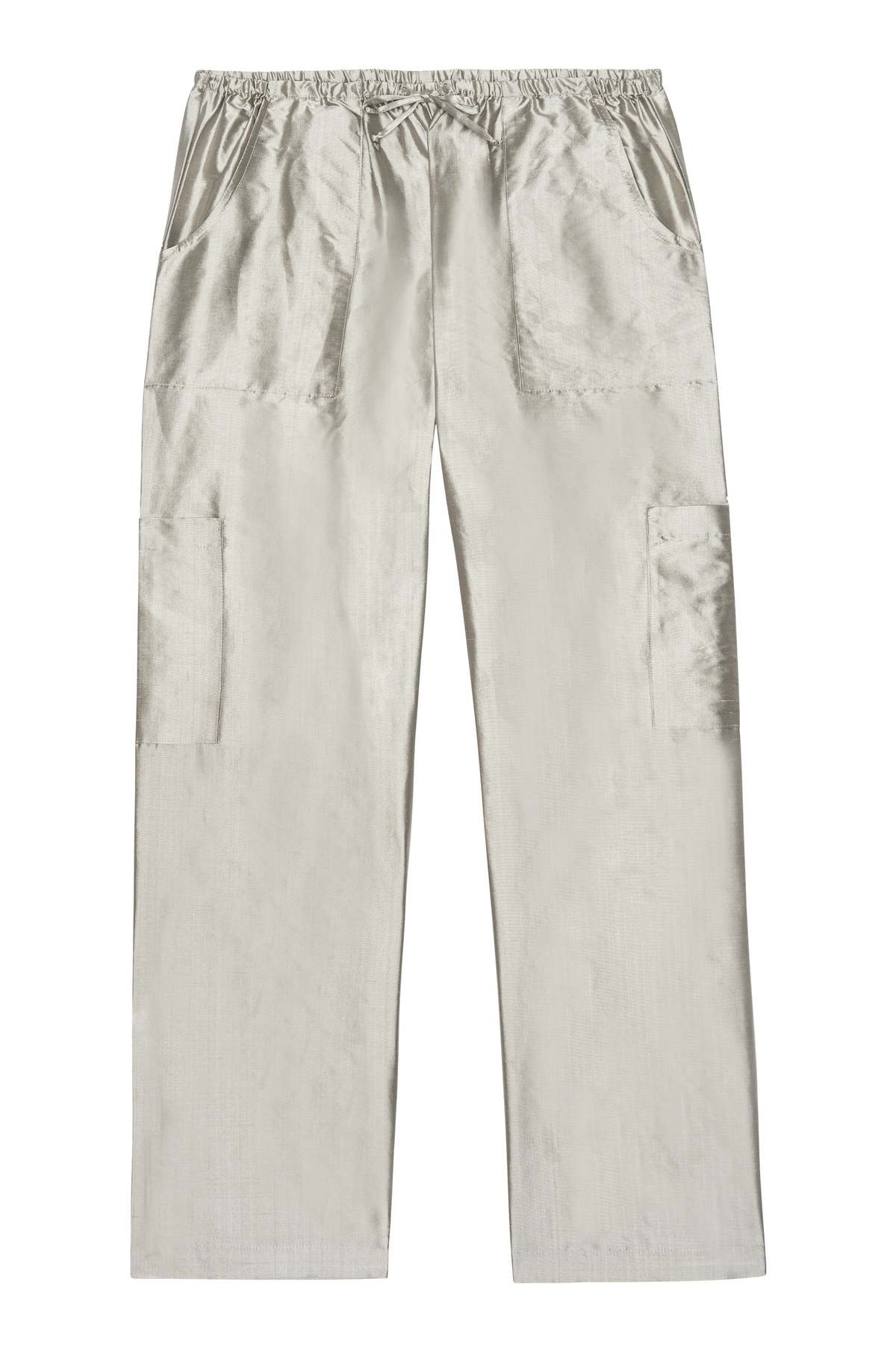 Donni. Taffeta Cargo Pants - Silver - Image 1 of 1